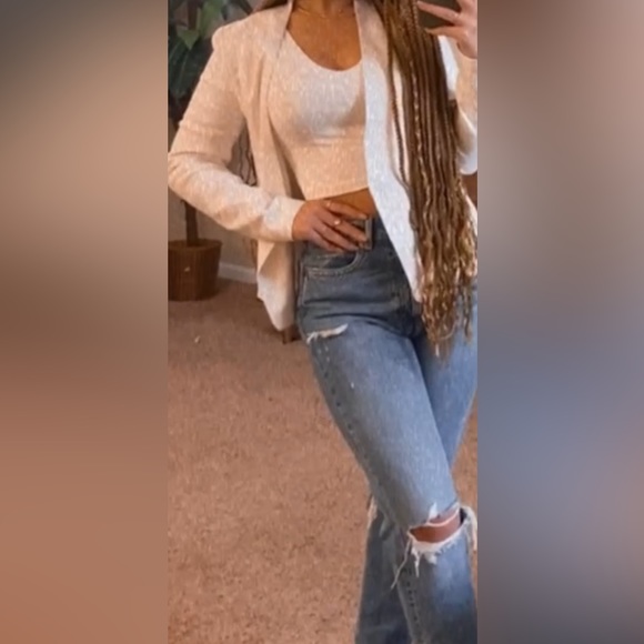 COPY - Banana republic white blazer - Picture 3 of 4